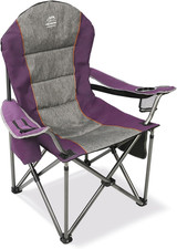 Camping Chairs for Adults,High Back Folding Camp Chair with Cup Holder and Coole