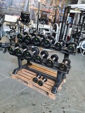 7x Pairs Of Tuff Tech  Dumbbells /Rack 4 Kg -27.5kg Commercial Gym Equipment