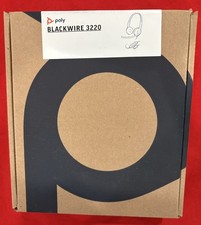 Poly Blackwire 3220 USB-C Headset  USB-C/A Adapter New In Box