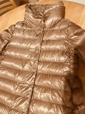Herno Leicht Daunen Mantel Jacke Gr M Rostbraun Selten 