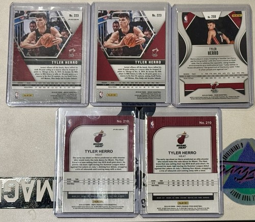 5x CARD LOT TYLER HERRO RC 2019-20 PRIZM MOSAIC HOOPS FAST BREAK VARIATION $$$ - Picture 3 of 3