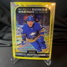 2021-22 O-Pee-Chee Platinum Marquee Rookies Arttu Ruotsalainen Buffalo Sabres