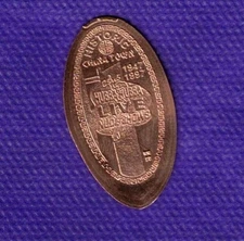 HAWAII HUBBA HUBBA "Live Nude Shows" Elongated Pressed Copper Penny