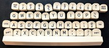 Royal Quiet DeLuxe Keytops Full Set + Spacebar Ivory Holland Made OEM