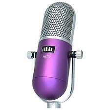 Heil Sound PR 77DP Deco Large-Diaphragm Dynamic Microphone Purple Body