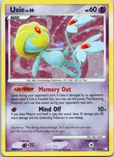 Pokémon TCG Mysterious Treasures #18/123 Uxie Holo Rare on eBay