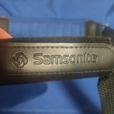 Samsonite Blue Polyester Duffle Bag Adjustabl...