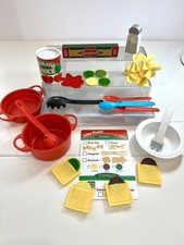 Melissa  Doug Wood Pizza and Italian Dinner Pretend Play Food Set