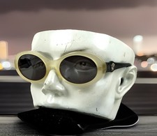 EPIC MODEL - GIANNI VERSACE SUNGLASSES - OVAL BEIGE FRAME - ITALY 90s - MOD. 342