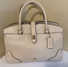 Coach Mercer Satchel 24 in Grain Leather (Retail $395)