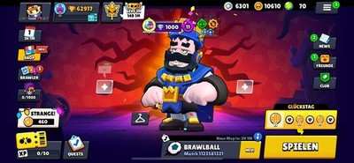 Brawls Stars Account | 63000 Trophys | King Frank blue | 3 gold skins | etc.