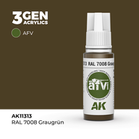 AK Interactive AK11313 3GEN Acrylic - GraugrüN / RAL 7008