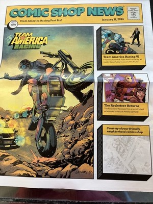 Comic Shop News #2000, 2001, 2002, 2003, 2004, 2005 - Team America Racing Set
