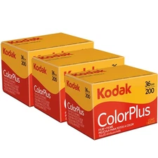 3x Kodak ColorPlus 200 Color Negative Film 35mm Roll Film, 36 Exposures 6031470