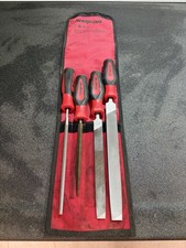 ✅ SNAP ON METAL FILE SET AND CASE X 4, INSTINCT GRIP C0416B