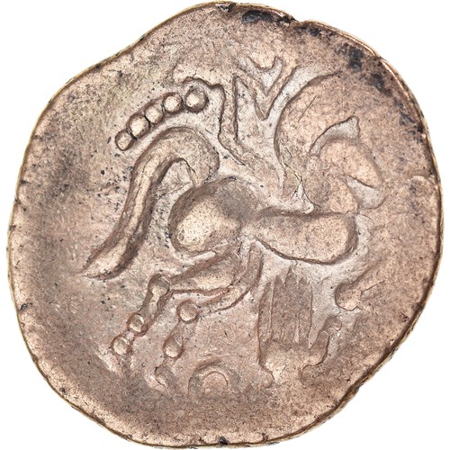 [#843401] Picten, Santones, Statère à la main, 1st century BC, Electrum, FR+ - Afbeelding 2 van 2
