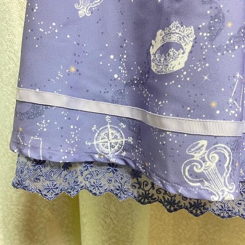 Axes Femme Constellation Pattern Dress From Japan Lolita Kawaii Gyaru Mori - Picture 4 of 4
