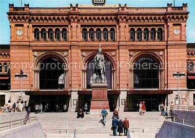 Hanover City Central Station Ernst August Memorial Equestrian Statue