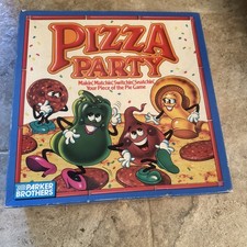 Vintage Pizza Party Board Game - Parker Brothers 1987 Complete