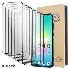 8-Pack For Samsung Galaxy A27 5G Full Cover Tempered Glass Screen Protector Film