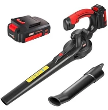  Cordless Leaf Blower,20V Battery Powered Leaf Blower for Lawn Care, 1.99Ah*1