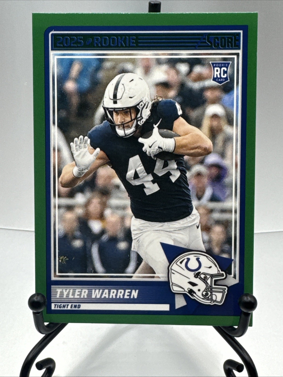 2025 Panini Score Green Tyler Warren #21 Indianapolis Colts Rookie RC