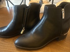 Women's Man made material, Boots, Black, New In Box, Size 10
