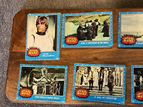 1977 Star Wars Blue Series 1 Complete Set 66 Cards Topps Rare Vintage! EX + - Picture 6 of 10