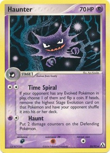 Pokemon Card - Legend Maker 35/92 - HAUNTER (uncommon) - NM