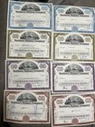 (Lot of 8) Southern Railway Company Stock Certificate Railroad- 4 Colors