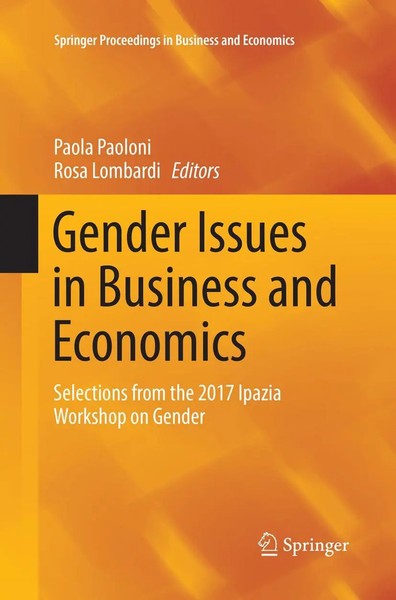 Gender Issues In Business And Economics Paola Paoloni (U. A.) Taschenbuch X 2018-image