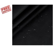 1 Yard x 58" Waterproof Black Nylon Fabric - Durable Ripstop for All Projects