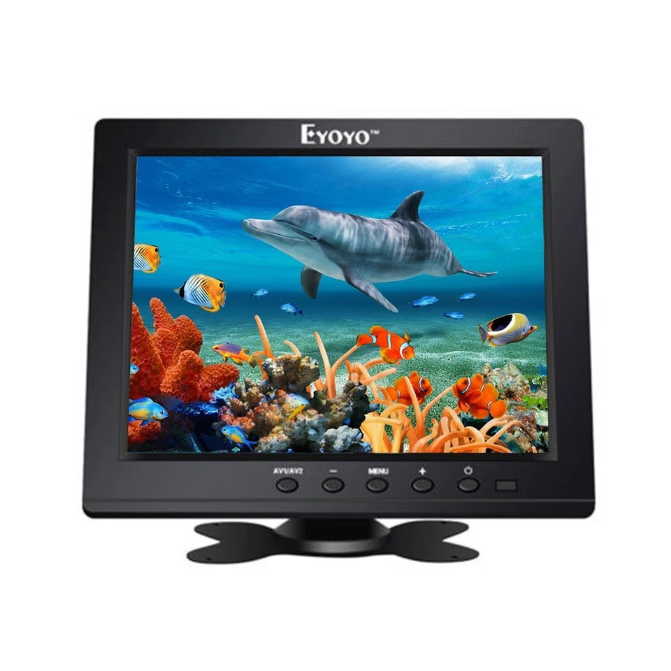 Eyoyo 8 Inch HDMI Monitor Small LCD Screen Mini Monitors 1024x768 4:3 TFT HD ... - Image 4 of 4