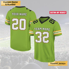 Custom Team Name Football Jersey Matching For Fans S-5XL