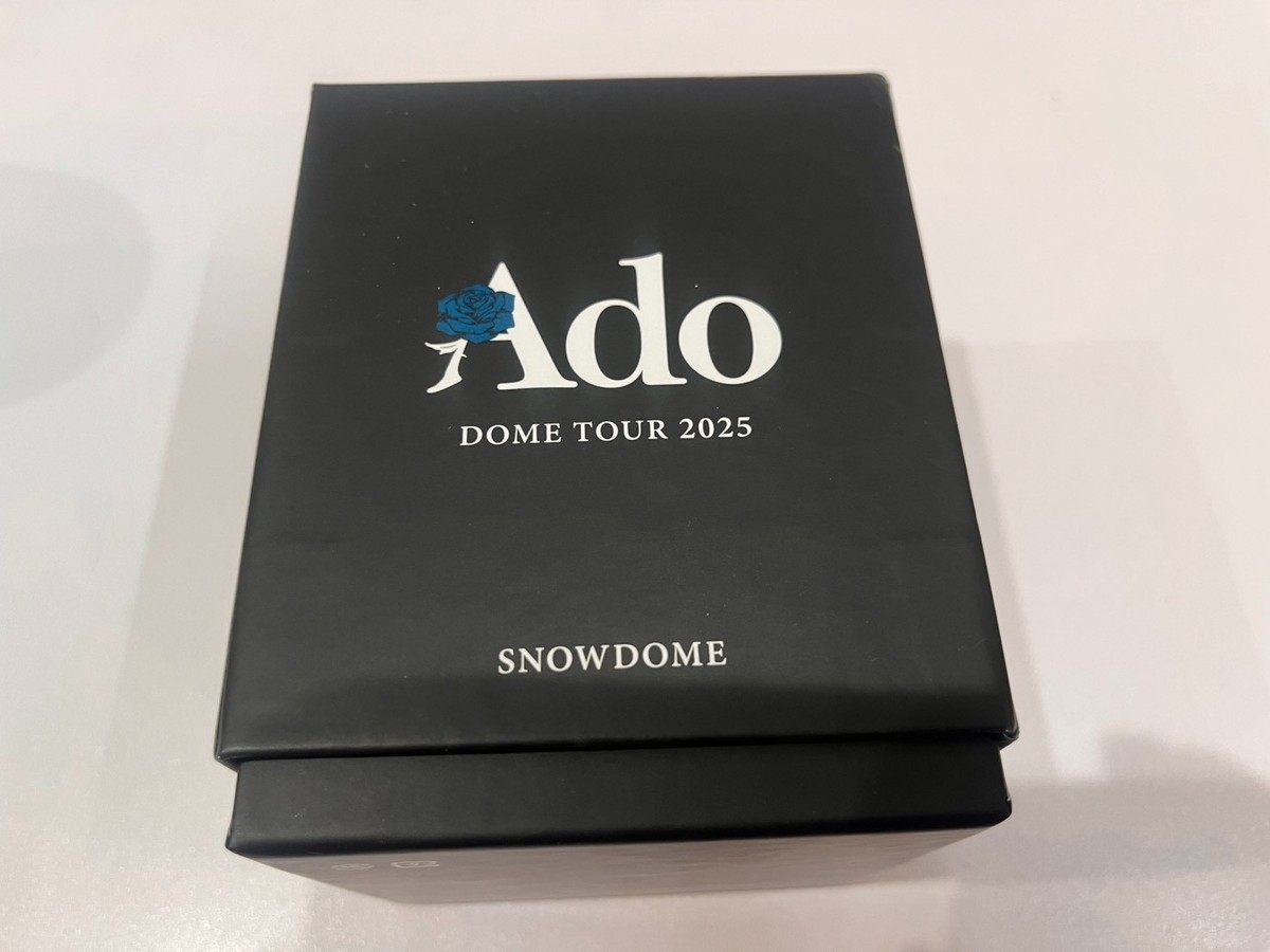 Ado DOME TOUR 2025 YODAKA VIP Bonus Snow Globe Figure & Brooch Set