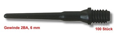100 Stück Keypoint-Special, Gewinde: 2 BA, schwarz