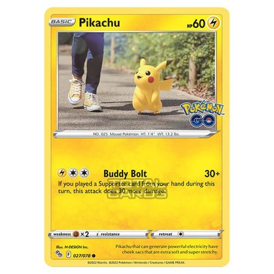 Pokemon - Schwert & Schild - Pokemon Go - Pikachu - 027/78
