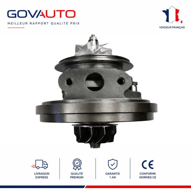 Éliminer la fumée noire : CHRA 49180-04350 Renault pour turbo défectueux