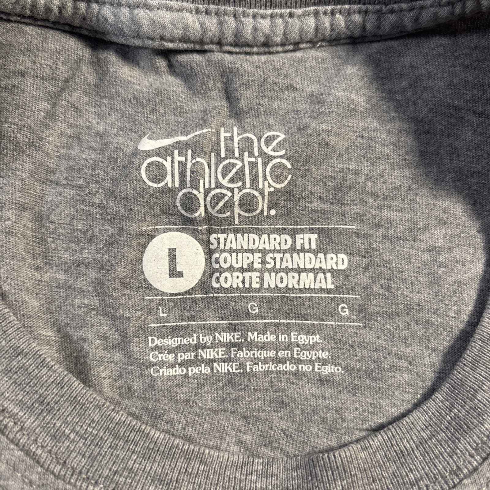 NikeThe Athletic Dept TShirt Mens Large Tee Gray … - image 3