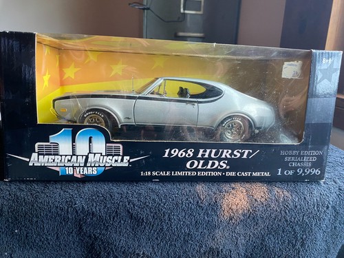 ERTL American Muscle 1968 Hurst Olds 1:18 Scale (sealed box) Silver | eBay