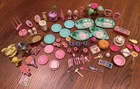 Vintage 1990’s Barbie Kitchen, Camper & Misc Accessories Lot Of Over 70