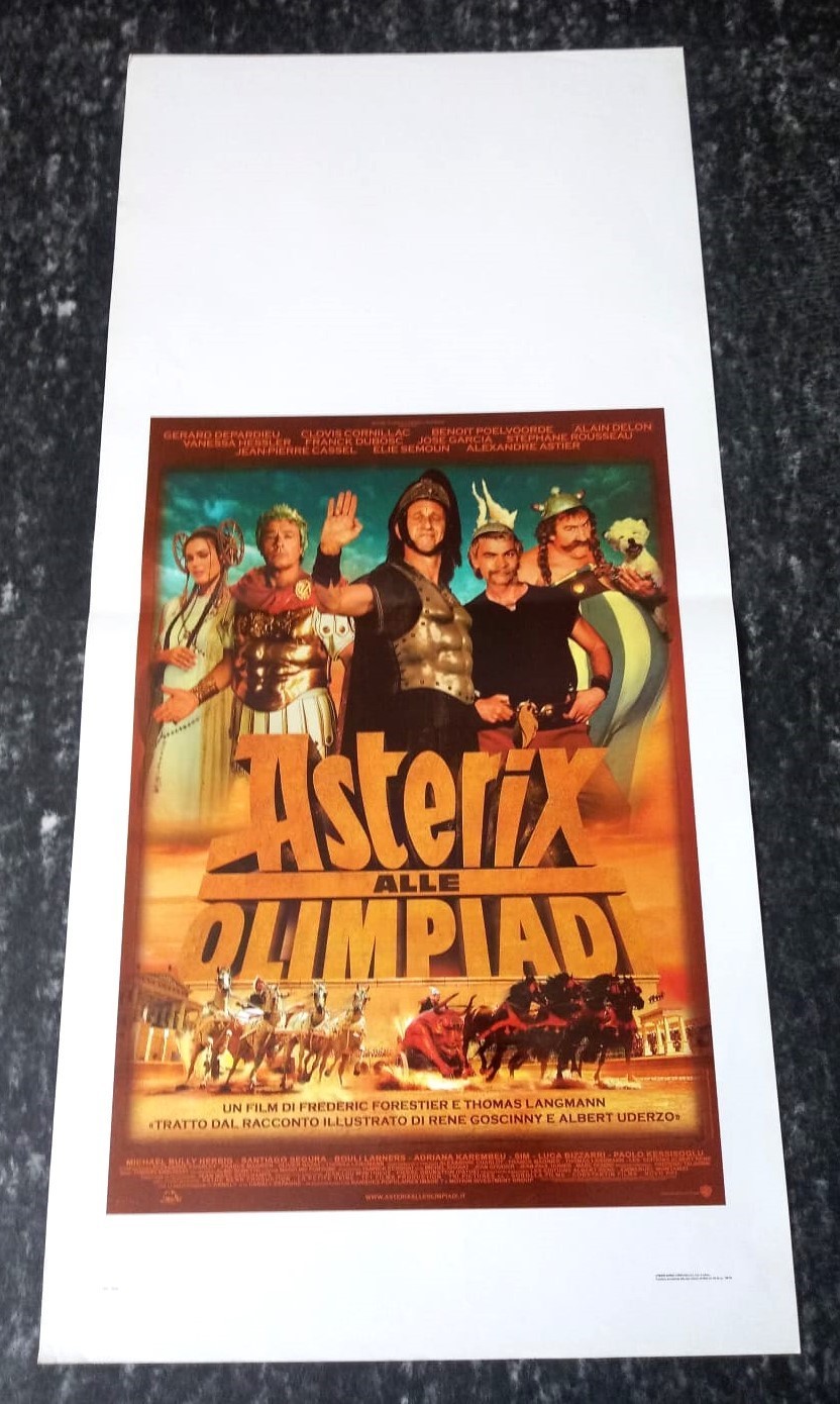Locandina originale film Asterix alle Olimpiadi (2008) - Regia di Frédéric Forestier, Thomas Langmann