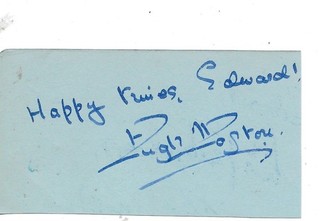 Dr. Who 1969 Sir James Gregson Hugh MORTON Rebecca Swizzlewick Signed page