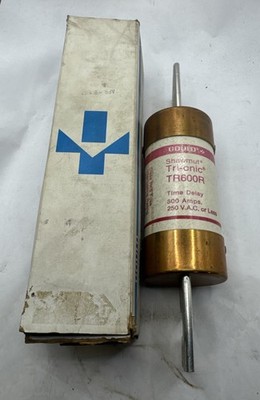 Ferraz Shawmut TR600R 600A 250V Tri-Onic RK5 Time Delay Fuse NOB