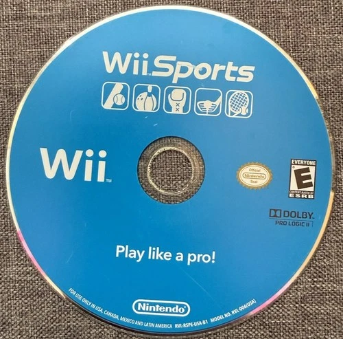 Wii Sports (Nintendo Wii, 2006) Disc Only - TESTED
