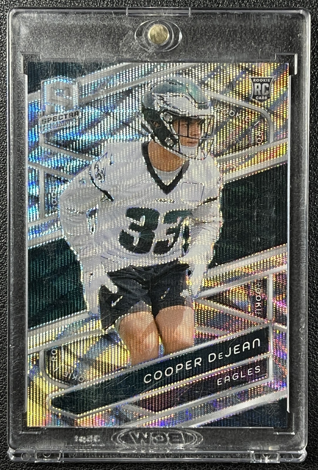 COOPER DEJEAN 2024 PANINI SPECTRA #168 ROOKIE ROOKIES RC WAVE PRIZM 1/11 EAGLES