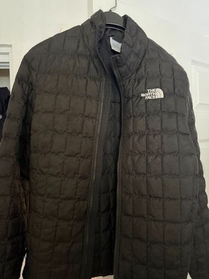 The North Face Men's Black Quilted Puffer Jacket Full Zip Size Small