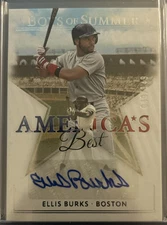 2024 Boys of Summer ELLIS BURKS America's Best Auto /149 Boston Red Sox