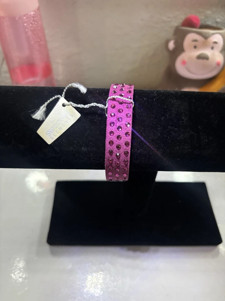 Pulsera de cristal morado Swarovski Foto 3 de 4