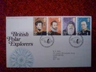 GB FDC POST OFFICE COVER 1972 POLAR EXPLORERS WITH BUREAU SPECIAL POSTMARK